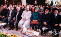 عطرافشانی و گلباران مزار شهدای ادیان توحیدی، آرامس...